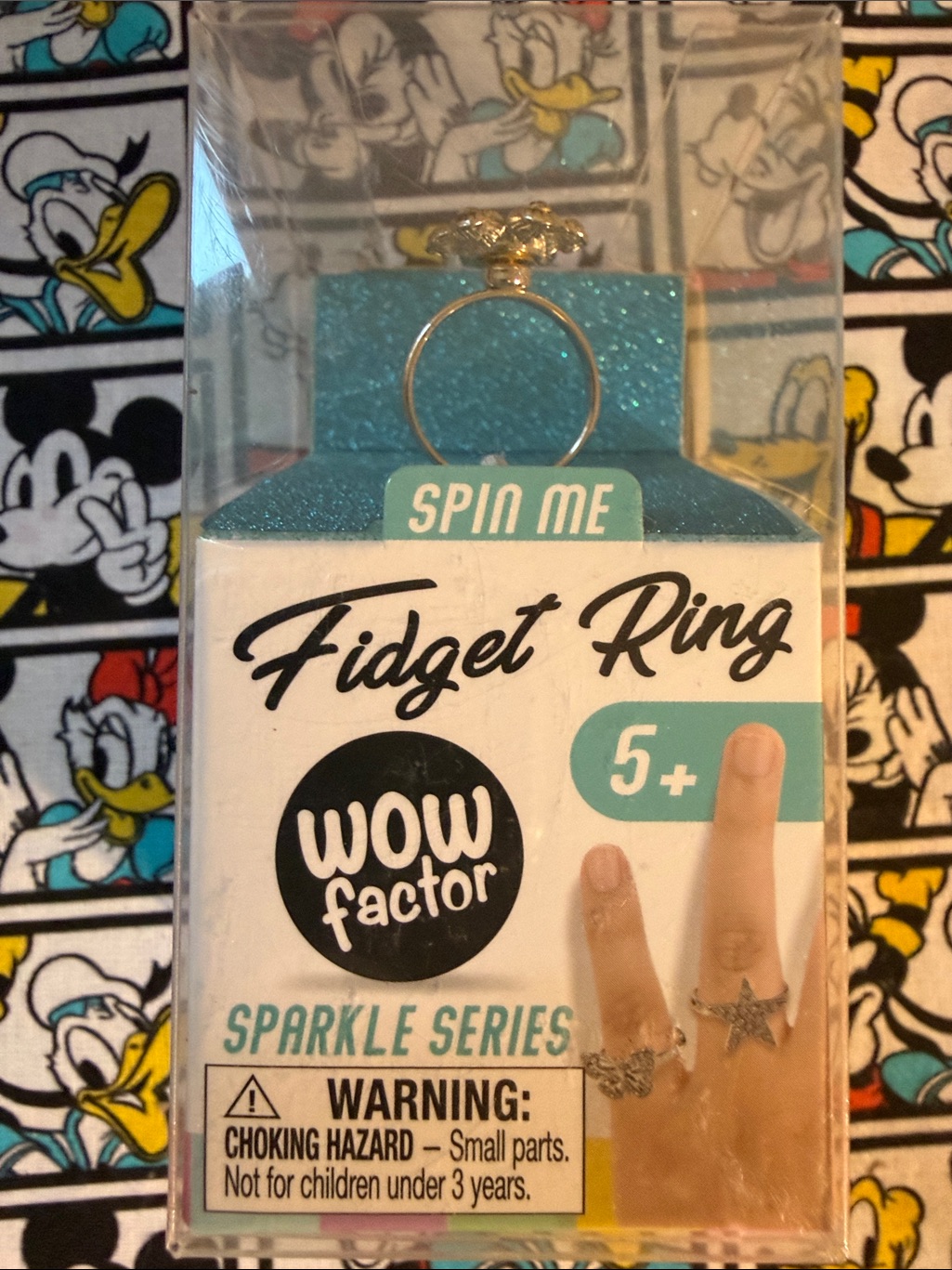 Spinning Fidget Rings Fun Series Flower New